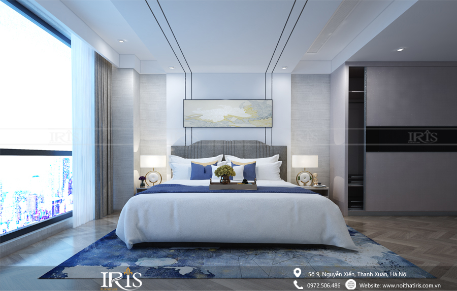 Thiết kế nội thất Oriental Westlake - Chị Hà 6 thiet ke noi that phong ngu oriental westlake