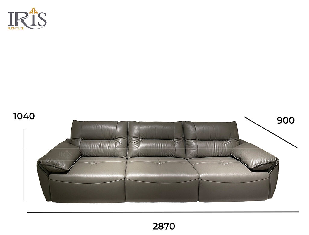 Sofa Da Đức Có Chỉnh Điện Bruno 8 Ghế có tích hợp chỉnh điện và độ đàn hồi cao