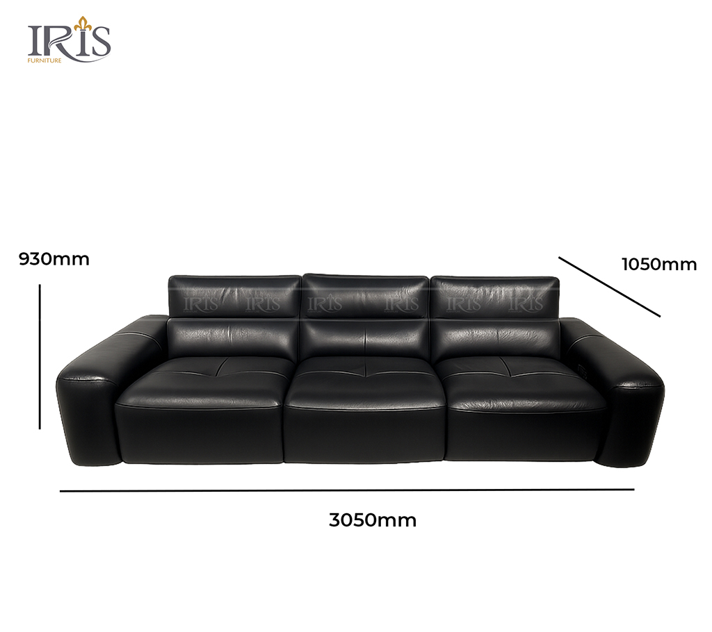 Sofa Da Thật Cao Cấp Carlo 9 Ghế phù hợp với phong cách thiết kế nội thất tối giản và hiện đại