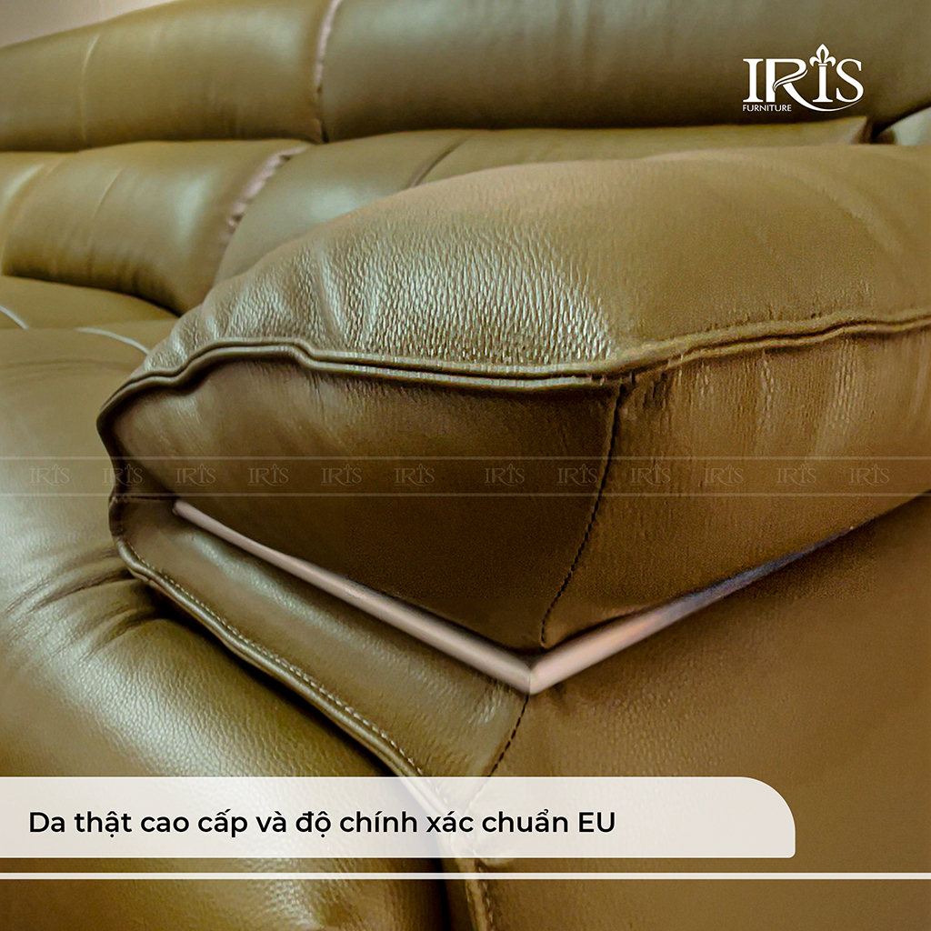 Ghế có da thật cao cấp với độ chính xác cao