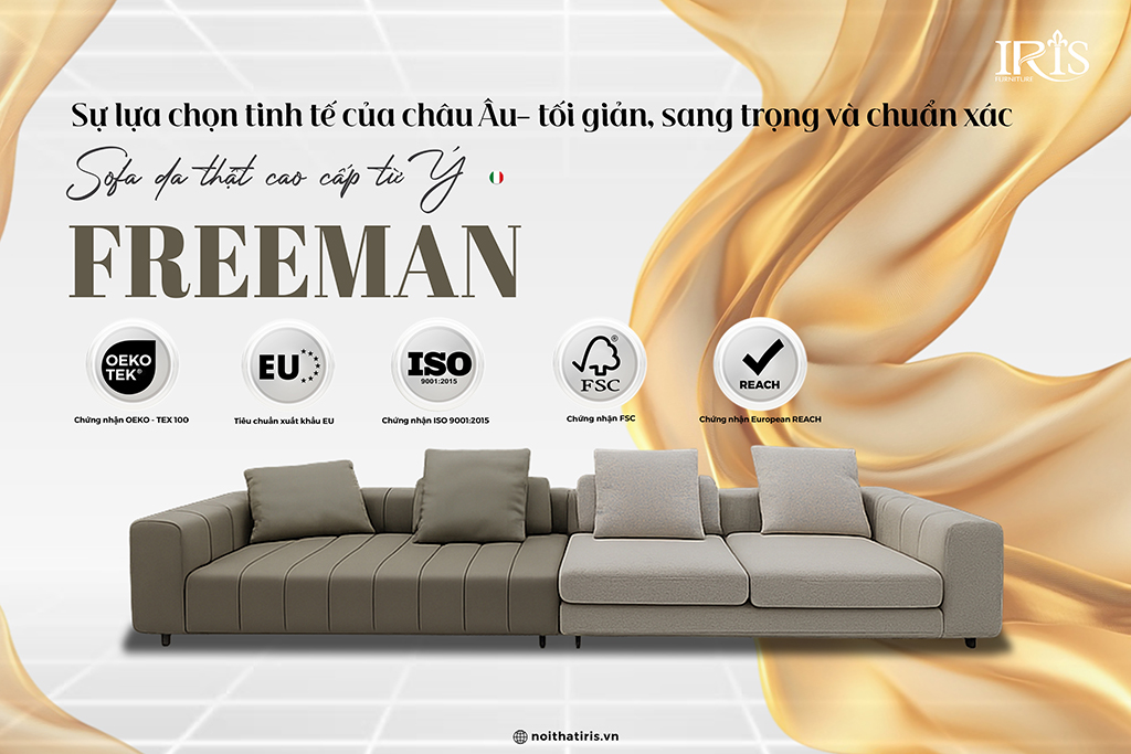 Sofa Da Thật Cao Cấp Freeman 13 Lựa chọn Sofa Freeman để tận hưởng và nghỉ ngơi