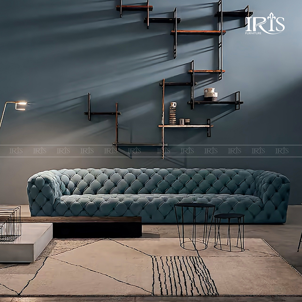 Sofa Da Cao Cấp Chestermoon Baxter 6 Sofa sở hữu kiểu dáng sang trọng phù hợp với hầu hết các không gian