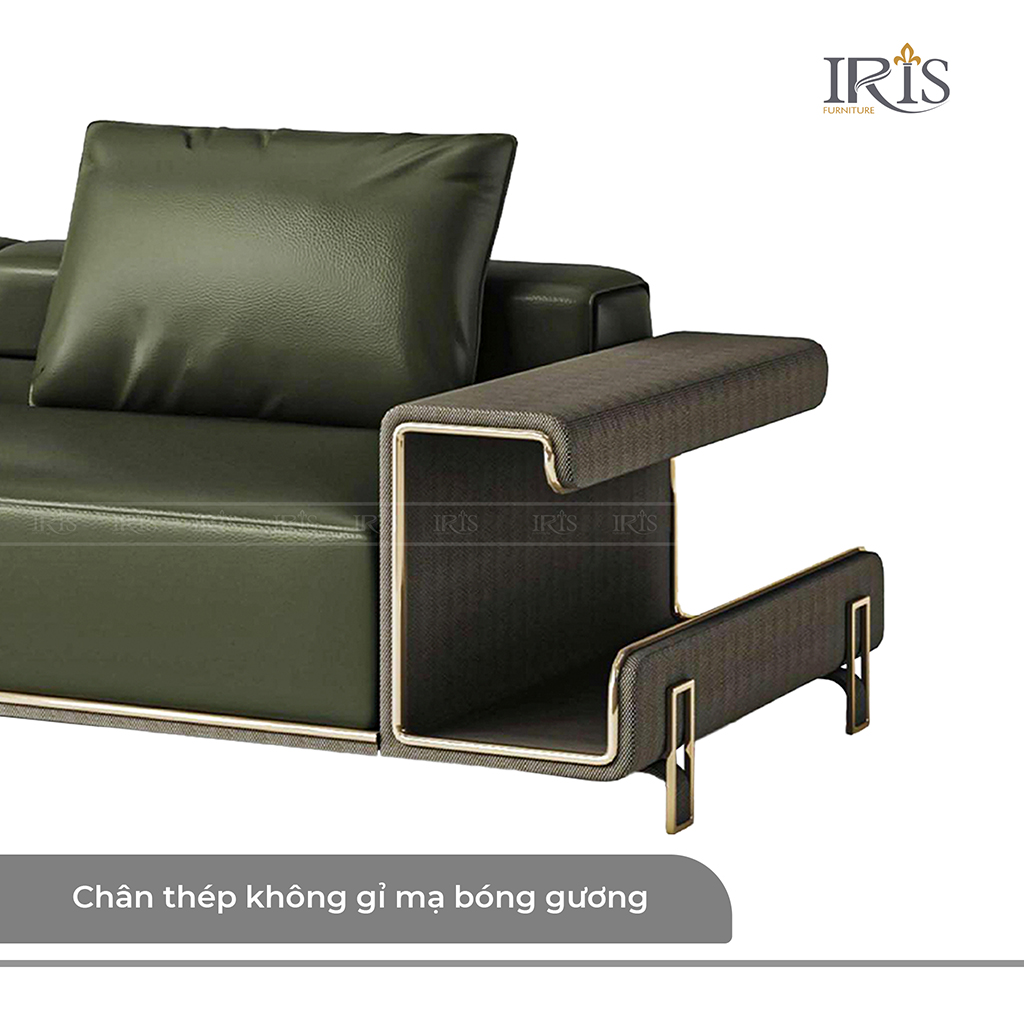 chân thép chắc chắn, mang tính thẩm mỹ và bền bỉ theo thời gian