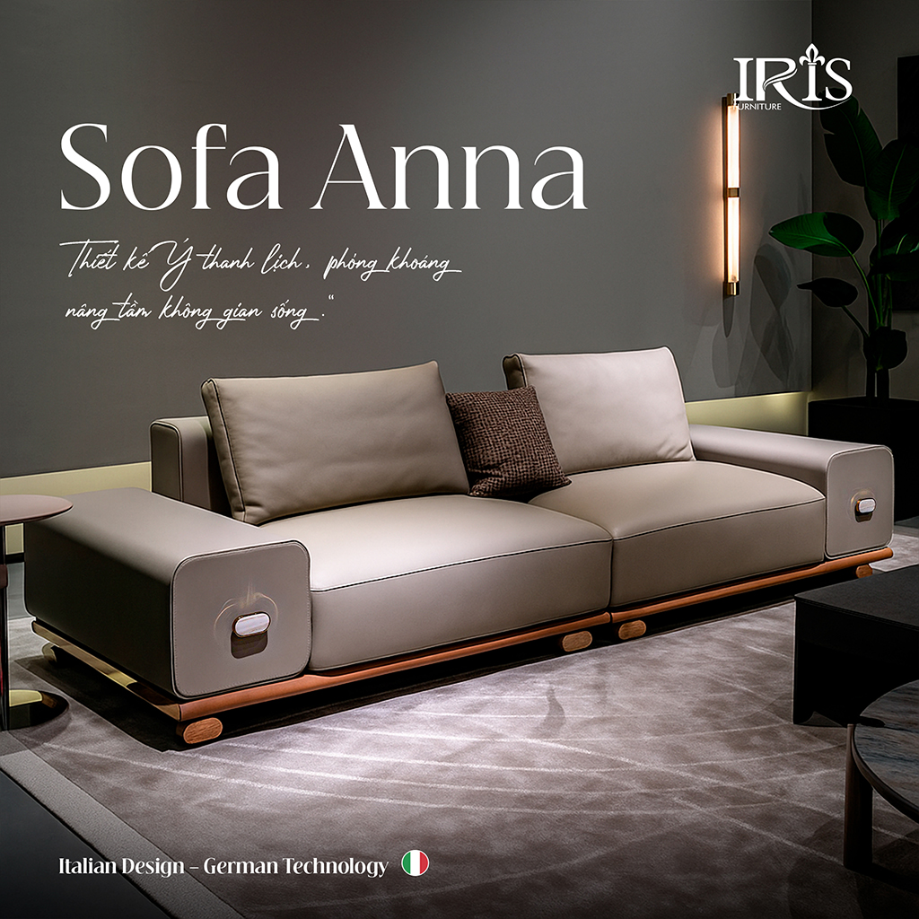 Sofa Anna Casa là sự hài hòa giữa hiện đại và phóng khoáng
