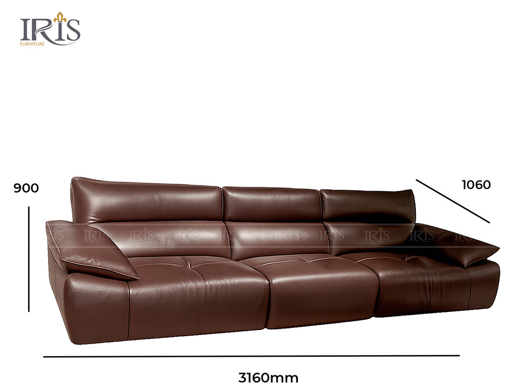 Set sofa cao cấp: Sofa Daniels & Sofa đơn Emi 10 sofa Daniels với kích thích lớn thích hợp cho không gian phòng khách
