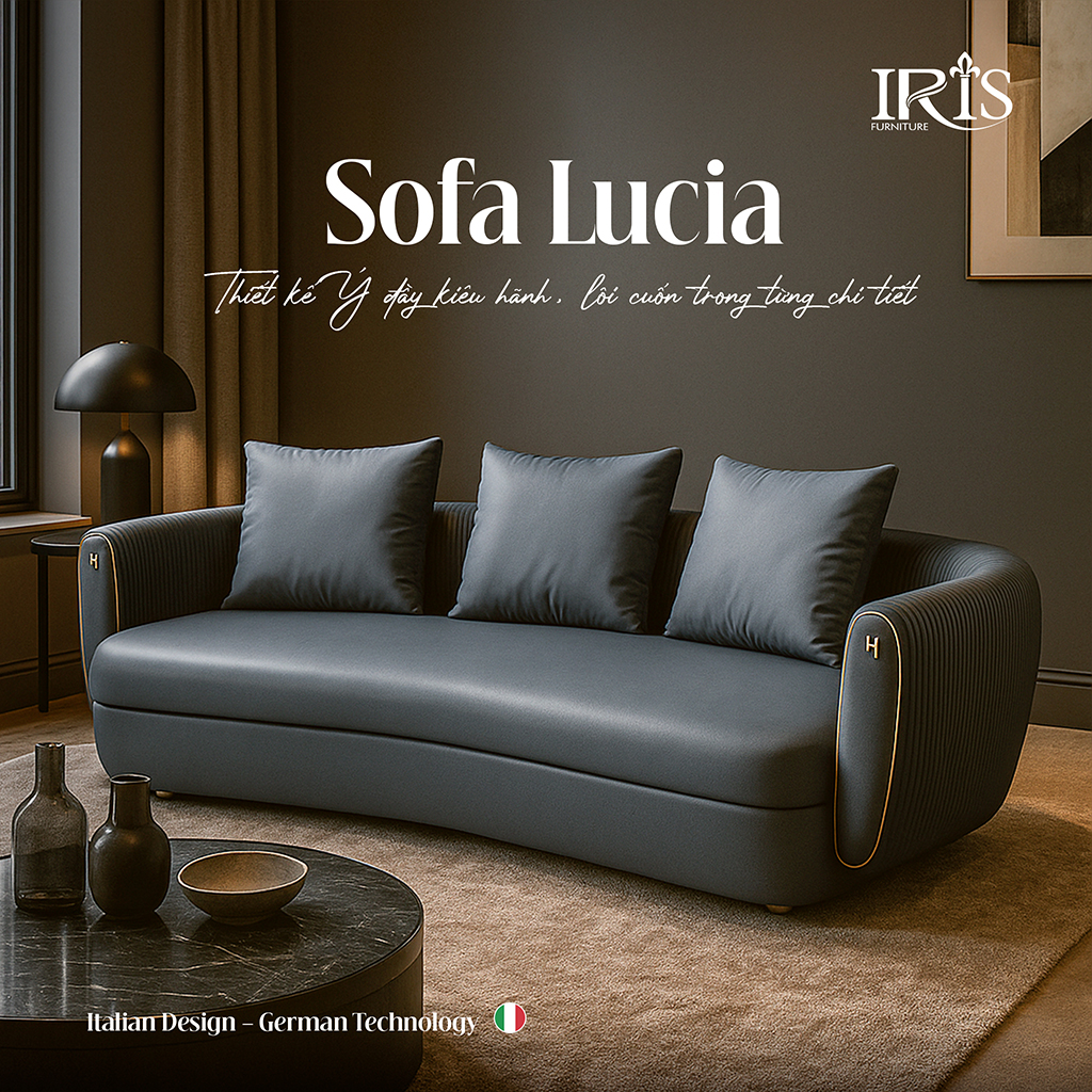 Sofa Lucia mang đầy niềmkieeu hãnh đậm chất riêng