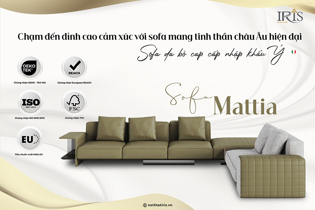 Ghế mang đậm tinh thần Châu Âu hiện đại