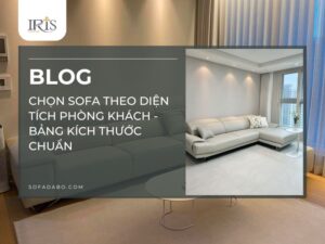 Hướng dẫn chọn sofa phù hợp với diện tích căn phòng