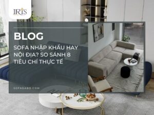 So sánh chi tiết cho bạn phân vân chọn sofa nhập khẩu hay nội địa