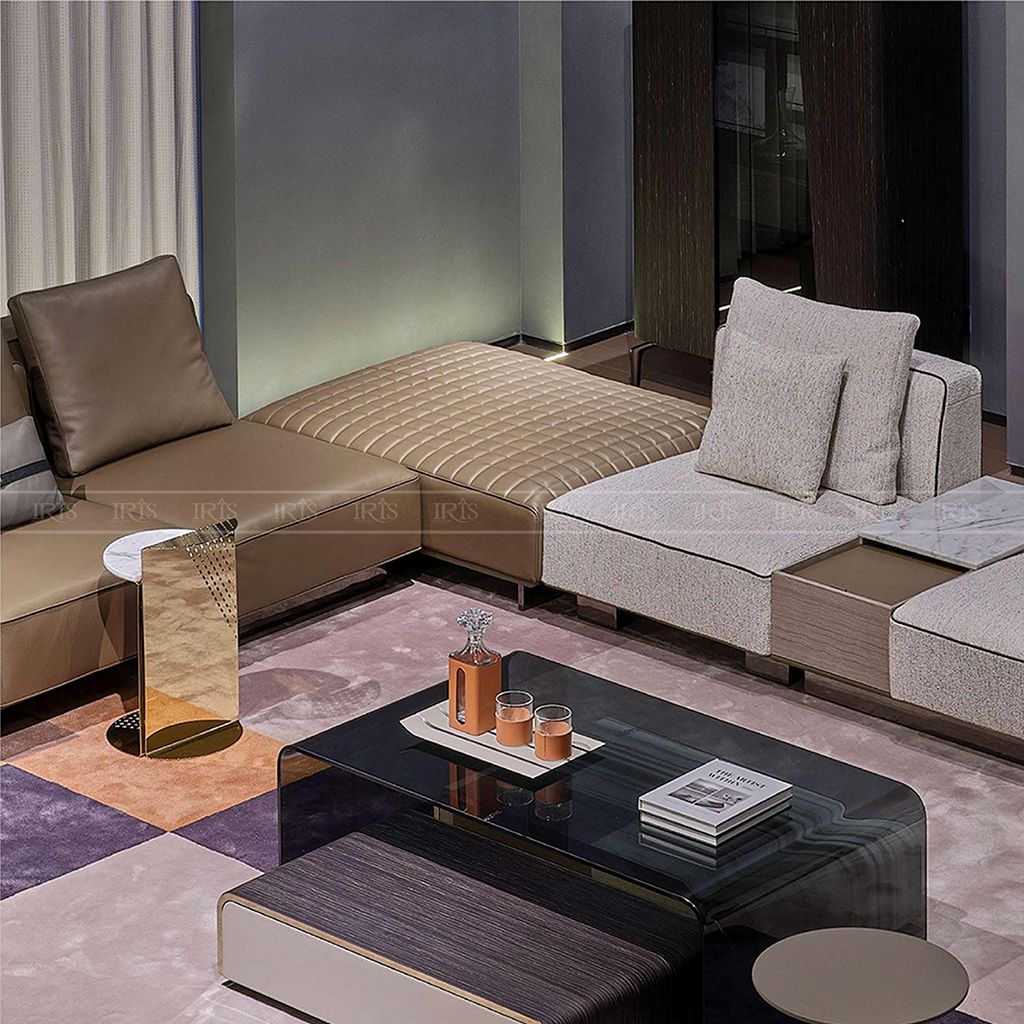 Sofa văng cao cấp có đa dạng chất liệu từ da bò thượng hạng đến vải chống thấm hiện đại
