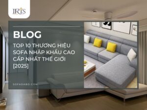 Top những thương hiệu sofa nhập khẩu đang được ưa chuộng